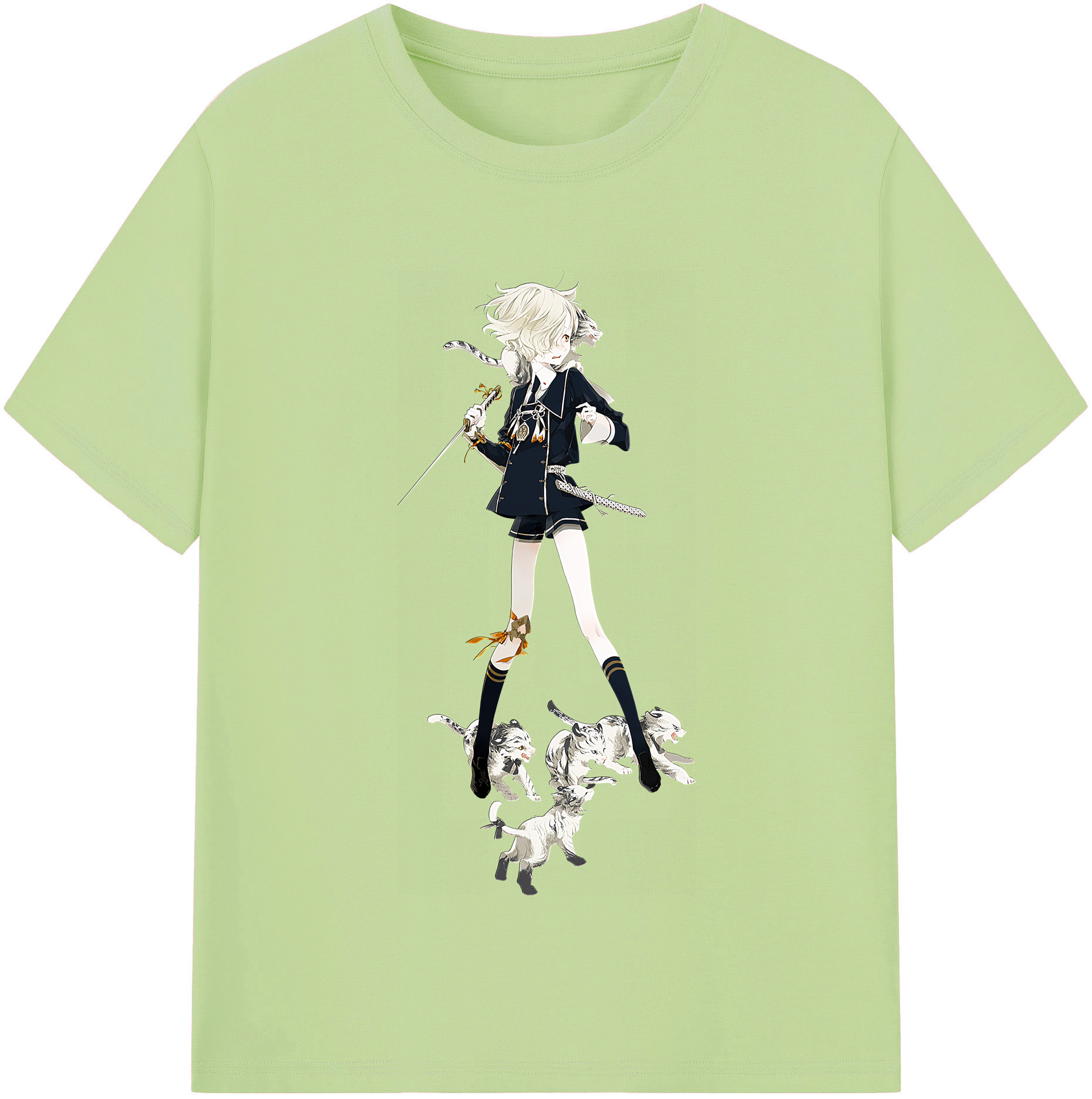 （画像用） 刀剣乱舞 Touken Ranbu 綿100％半袖Tシャツ（フロントプリント）